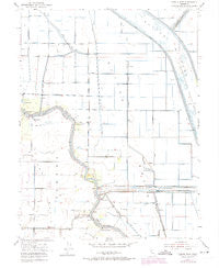 Tisdale Weir California Historical topographic map, 1:24000 scale, 7.5 X 7.5 Minute, Year 1952