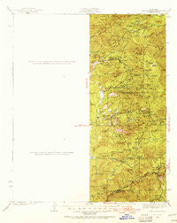 Tobias Peak California Historical topographic map, 1:125000 scale, 30 X 30 Minute, Year 1936