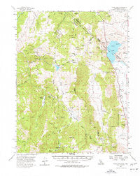 Topaz Lake California Historical topographic map, 1:62500 scale, 15 X 15 Minute, Year 1956