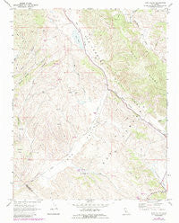 Topo Valley California Historical topographic map, 1:24000 scale, 7.5 X 7.5 Minute, Year 1969