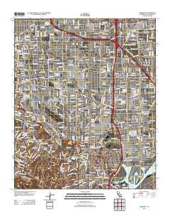 Torrance California Historical topographic map, 1:24000 scale, 7.5 X 7.5 Minute, Year 2012