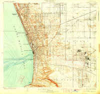 Torrance California Historical topographic map, 1:24000 scale, 7.5 X 7.5 Minute, Year 1924