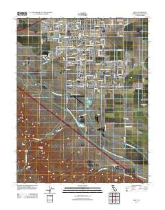 Tracy California Historical topographic map, 1:24000 scale, 7.5 X 7.5 Minute, Year 2012
