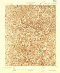Trail Canyon California Historical topographic map, 1:24000 scale, 7.5 X 7.5 Minute, Year 1935