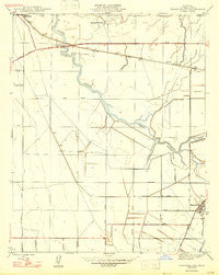 Tranquillity California Historical topographic map, 1:24000 scale, 7.5 X 7.5 Minute, Year 1947