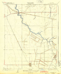 Tranquillity California Historical topographic map, 1:31680 scale, 7.5 X 7.5 Minute, Year 1924
