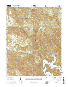 Trimmer California Current topographic map, 1:24000 scale, 7.5 X 7.5 Minute, Year 2015