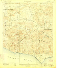 Triunfo Pass California Historical topographic map, 1:62500 scale, 15 X 15 Minute, Year 1921