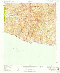 Triunfo Pass California Historical topographic map, 1:24000 scale, 7.5 X 7.5 Minute, Year 1949