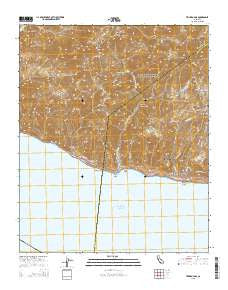 Triunfo Pass California Current topographic map, 1:24000 scale, 7.5 X 7.5 Minute, Year 2015