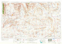 Trona California Historical topographic map, 1:250000 scale, 1 X 2 Degree, Year 1957