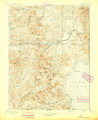 Truckee California Historical topographic map, 1:125000 scale, 30 X 30 Minute, Year 1895