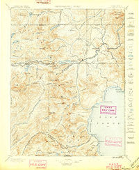 Truckee California Historical topographic map, 1:125000 scale, 30 X 30 Minute, Year 1895
