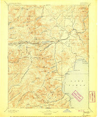 Truckee California Historical topographic map, 1:125000 scale, 30 X 30 Minute, Year 1895
