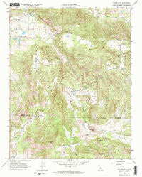 Tucker Mtn California Historical topographic map, 1:24000 scale, 7.5 X 7.5 Minute, Year 1966