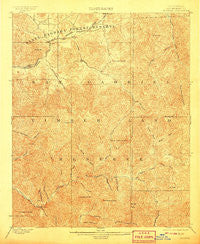 Tujunga California Historical topographic map, 1:62500 scale, 15 X 15 Minute, Year 1900
