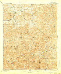 Tujunga California Historical topographic map, 1:62500 scale, 15 X 15 Minute, Year 1900