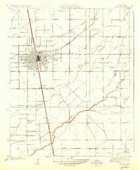 Tulare California Historical topographic map, 1:31680 scale, 7.5 X 7.5 Minute, Year 1927