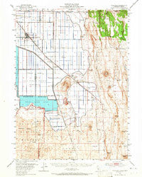 Tulelake California Historical topographic map, 1:62500 scale, 15 X 15 Minute, Year 1951