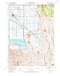 Tulelake California Historical topographic map, 1:62500 scale, 15 X 15 Minute, Year 1951