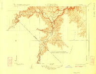 Tumey Hills California Historical topographic map, 1:31680 scale, 7.5 X 7.5 Minute, Year 1924
