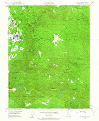 Tuolumne California Historical topographic map, 1:24000 scale, 7.5 X 7.5 Minute, Year 1948
