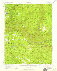 Tuolumne California Historical topographic map, 1:62500 scale, 15 X 15 Minute, Year 1948