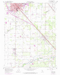 Turlock California Historical topographic map, 1:24000 scale, 7.5 X 7.5 Minute, Year 1961