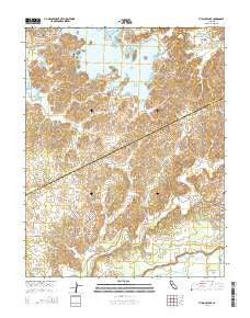 Turlock Lake California Current topographic map, 1:24000 scale, 7.5 X 7.5 Minute, Year 2015
