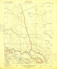 Turner Ranch California Historical topographic map, 1:31680 scale, 7.5 X 7.5 Minute, Year 1918