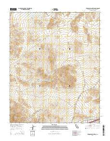 Turquoise Mountain California Current topographic map, 1:24000 scale, 7.5 X 7.5 Minute, Year 2015