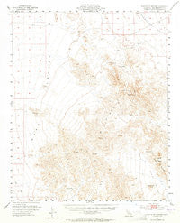 Turtle Mountains California Historical topographic map, 1:62500 scale, 15 X 15 Minute, Year 1954
