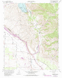 Twitchell Dam California Historical topographic map, 1:24000 scale, 7.5 X 7.5 Minute, Year 1959