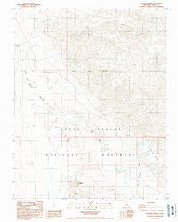 Ubehebe Crater California Historical topographic map, 1:24000 scale, 7.5 X 7.5 Minute, Year 1988