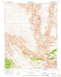 Ubehebe Peak California Historical topographic map, 1:62500 scale, 15 X 15 Minute, Year 1950