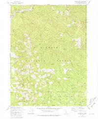 Ukonom Mountain California Historical topographic map, 1:24000 scale, 7.5 X 7.5 Minute, Year 1980