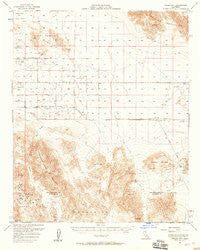 Valley Mountain California Historical topographic map, 1:62500 scale, 15 X 15 Minute, Year 1956