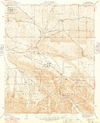 Valyermo California Historical topographic map, 1:24000 scale, 7.5 X 7.5 Minute, Year 1940