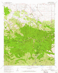 Valyermo California Historical topographic map, 1:62500 scale, 15 X 15 Minute, Year 1959