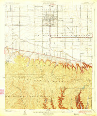 Van Nuys California Historical topographic map, 1:24000 scale, 7.5 X 7.5 Minute, Year 1926