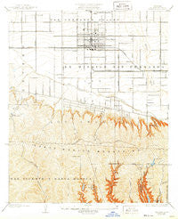 Van Nuys California Historical topographic map, 1:24000 scale, 7.5 X 7.5 Minute, Year 1926