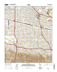 Van Nuys California Current topographic map, 1:24000 scale, 7.5 X 7.5 Minute, Year 2015