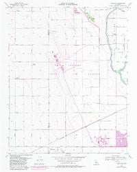 Vanguard California Historical topographic map, 1:24000 scale, 7.5 X 7.5 Minute, Year 1956