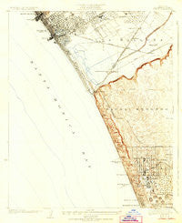 Venice California Historical topographic map, 1:24000 scale, 7.5 X 7.5 Minute, Year 1924