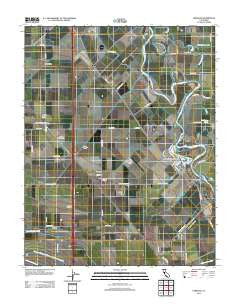 Vernalis California Historical topographic map, 1:24000 scale, 7.5 X 7.5 Minute, Year 2012