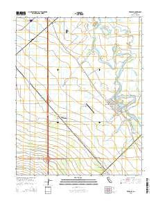 Vernalis California Current topographic map, 1:24000 scale, 7.5 X 7.5 Minute, Year 2015