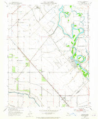 Vernalis California Historical topographic map, 1:24000 scale, 7.5 X 7.5 Minute, Year 1952