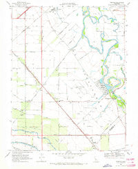 Vernalis California Historical topographic map, 1:24000 scale, 7.5 X 7.5 Minute, Year 1969