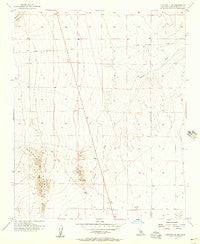 Victorville NW California Historical topographic map, 1:24000 scale, 7.5 X 7.5 Minute, Year 1956