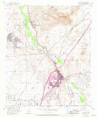 Victorville California Historical topographic map, 1:24000 scale, 7.5 X 7.5 Minute, Year 1956